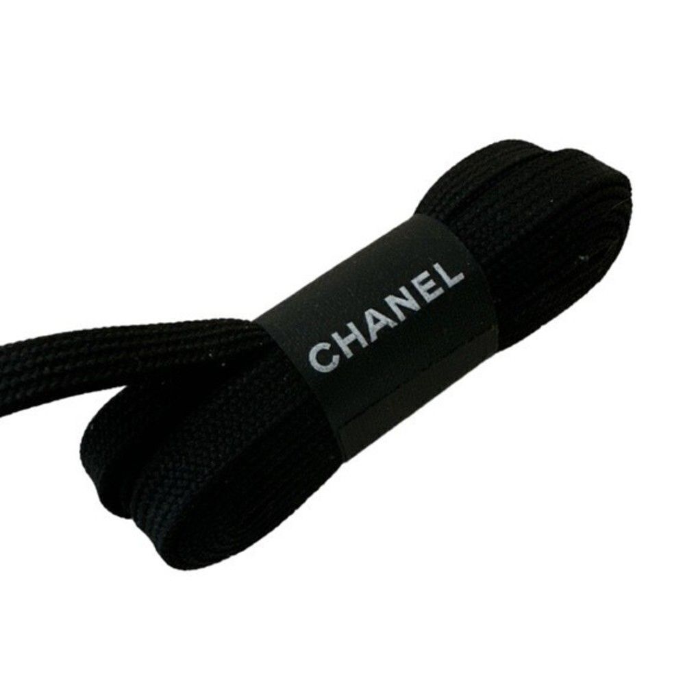 CHANEL Black Shoe Lace